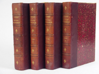 Vente aux enchères MICHELET (Jules). Histoire de France. Paris, J. Rouff s.d. 4 vol. gd i