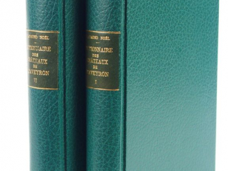 Vente aux enchères NOËL (Raymond). Dictionnaire des châteaux de l'Aveyron. Préface de Jac