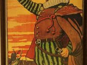 Vente aux enchères [ROSTAND]. Affiche. METIVET (Lucien). Cyrano de Bergerac. Pièce héroï-