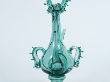 Huilier/vinaigrier en verre de Murano