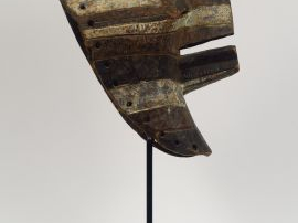 Masque Songye à coiffure en lame, République Démocratique du Congo Boi