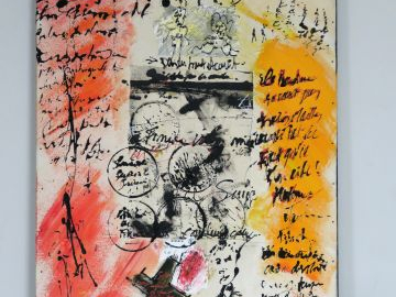 Gilles RIEU. 'Le retour de Tolède'.  Paire d'huiles sur toile marouflé