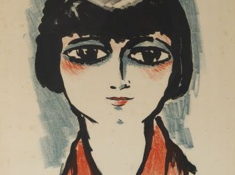 KEES VAN DONGEN, "Parisienne". Lithographie en couleurs de la série "F