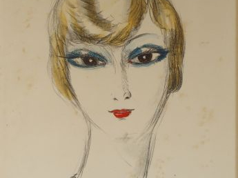 KEES VAN DONGEN, "Maud". Lithographie en couleurs de la série "Femmes"