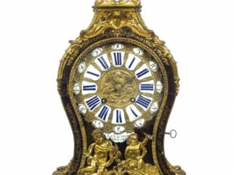 Vente aux enchères Cartel Napoléon III de style Louis XV en marqueterie Boulle (accidents