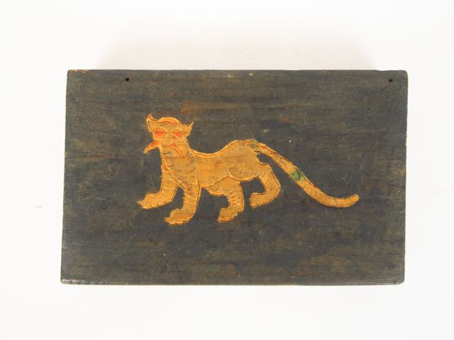 Livre Thaï XIXème illustré orné de 18 aquarelles figurant des créature