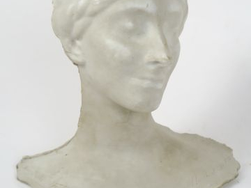 	A. BOURDELLE et TH. HAVILAND "Portrait d’Aphrodite" Buste de jeune fe