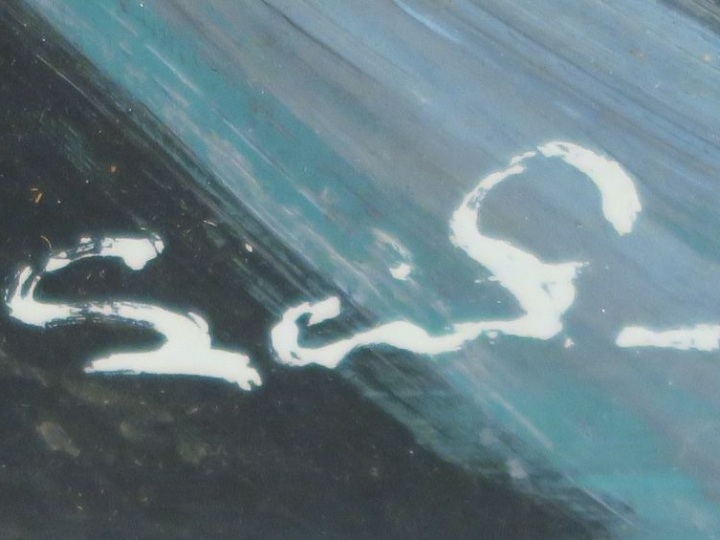 SEIF WANLY . "Danseuse à New York" Huile sur papier, signée en bas à d