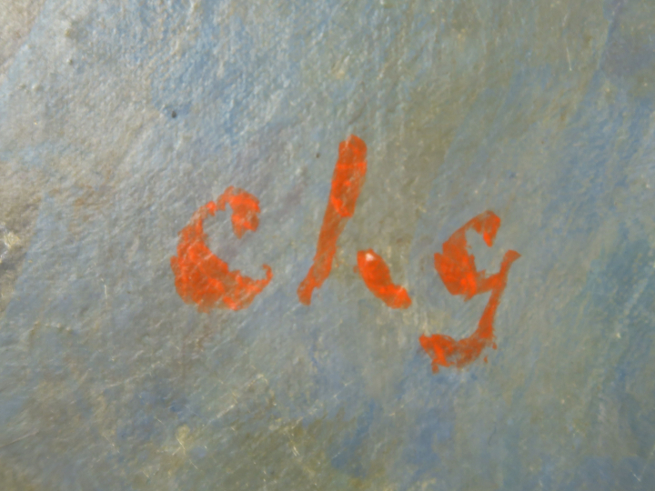 Charles GUERIN "Nature morte aux pommes" Huile sur toile, monogrammée 