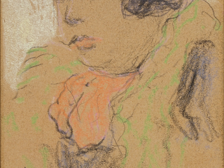 MARQUET Albert ( 1875-1947) . "Pierreuse", circa 1905 Pastel et crayon
