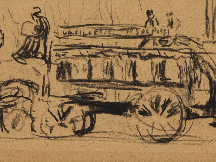 MARQUET Albert (1875-1947). "L'omnibus de La Villette - Saint-Sulpice"