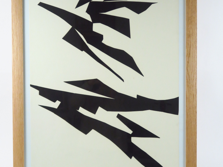 A. PENALBA "Composition" Lithographie.  Porte le monogramme de l'artis