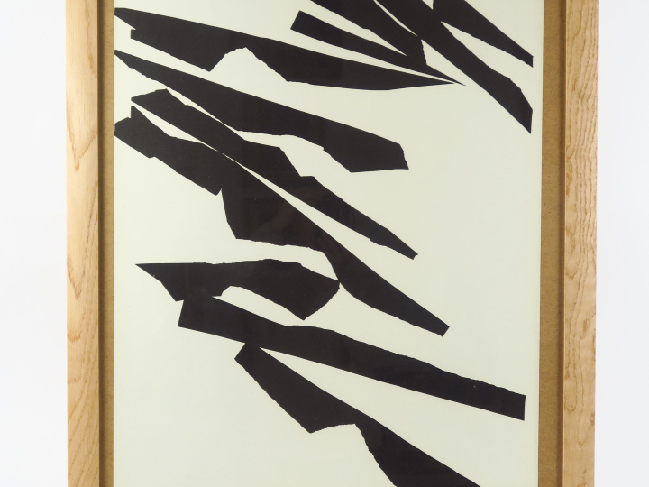 A. PENALBA "Composition" Lithigraphie.  Porte le monogramme de l'artis