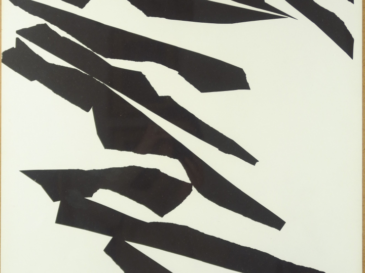 A. PENALBA "Composition" Lithigraphie.  Porte le monogramme de l'artis