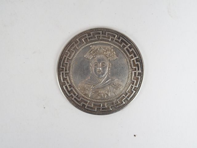 Médaille Chine fin de l'époque Qing