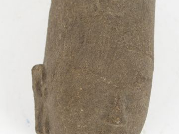 Tête en grès représentant Hari-Hara.  Khmer, IX-Xème siècle. H. : 12 c