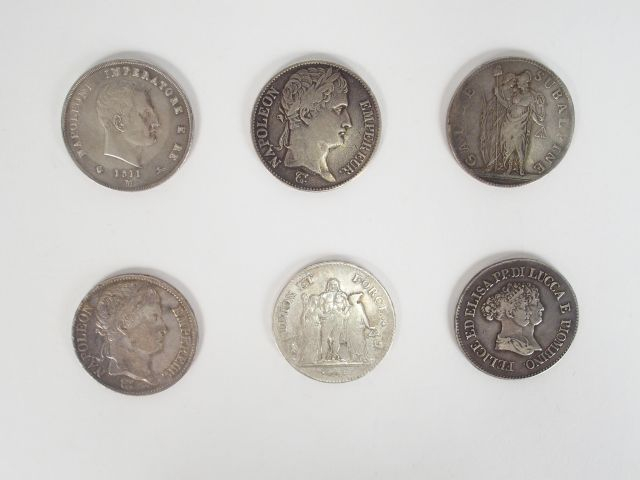 CONSULAT (1799-1804). Premier Empire (1804-1814). 5 Francs, 3 exemplai
