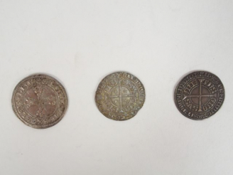 Vente aux enchères Cité de Metz. Gros d'argent au Saint Etienne agenouillé. Evêché de Met