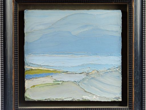 Roger MUHL "Marée basse". Huile sur toile, signée en bas à droite. 30 