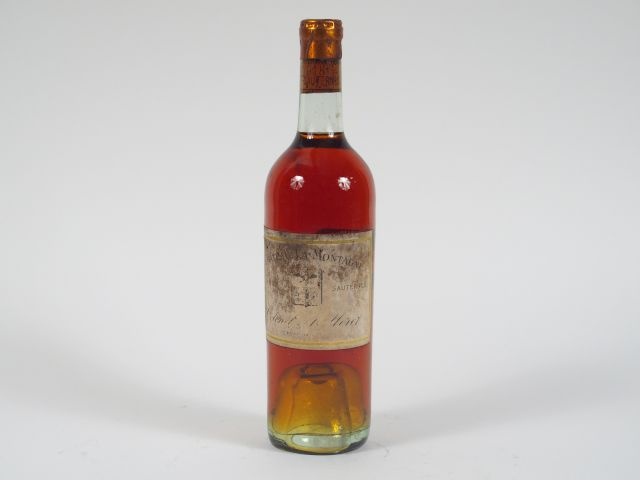 1 BOUTEILLE CHÂTEAU LA MONTAGNE SAUTERNES - 1918 - BG+/EF