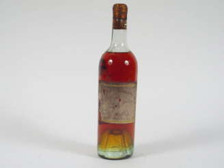 Vente aux enchères 1 BOUTEILLE CHÂTEAU LA MONTAGNE SAUTERNES - 1918 - MEP/EA