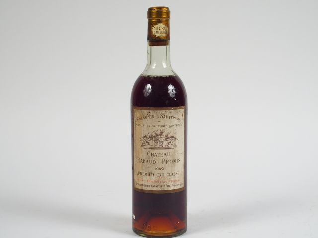 1 BOUTEILLE CHÂTEAU RABAUD PROMIS 1er CC SAUTERNES - 1960 - LB-HEP/ELF
