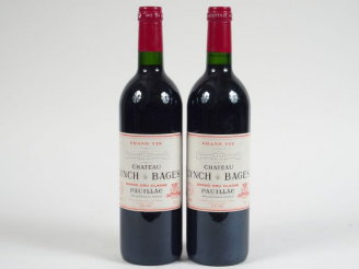 Vente aux enchères 2 BOUTEILLES CHÂTEAU LYNCH BAGES GCC PAUILLAC - 1995