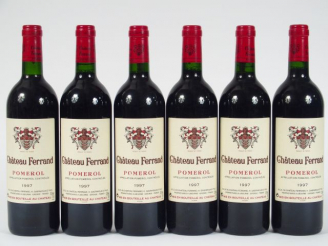 Vente aux enchères 6 BOUTEILLES CHÂTEAU FERRAND POMEROL - 1997 - CBO