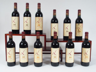 Vente aux enchères 12 BOUTEILLES CHÂTEAU L DE LA LOUVIERE GRAVES - 2000 - CBO/1 EA/1 ELA