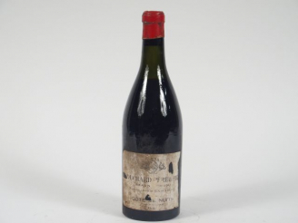 Vente aux enchères 1 BOUTEILLE BEAUNE COTE DE NUITS BOUCHARD PERE ET FILS - 1923 - 5 CM/E
