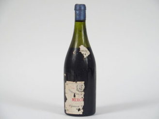 Vente aux enchères 1 BOUTEILLE MERCUREY C. GIROUD - 1924 - 7 CM/ETA/CAPS AB