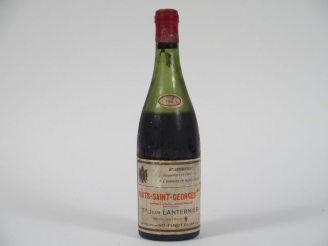 Vente aux enchères 1 BOUTEILLE NUITS ST GEORGES LANTERNIER - 1943 - 8,5 CM/ELA