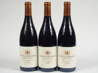 Vente aux enchères 3 BOUTEILLES CLOS DE VOUGEOT GC P. LAFOREST - 2006 - 2 ETLA