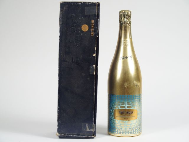 1 BOUTEILLE CHAMPAGNE TAITTINGER COLLECTION VASARELY - 1978 - COFFRET