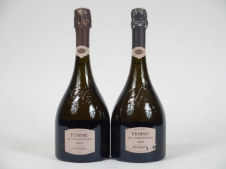 Vente aux enchères 2 BOUTEILLES CHAMPAGNE DUVAL LEROY 'FEMME DE CHAMPAGNE' - 2000 - 1 EA