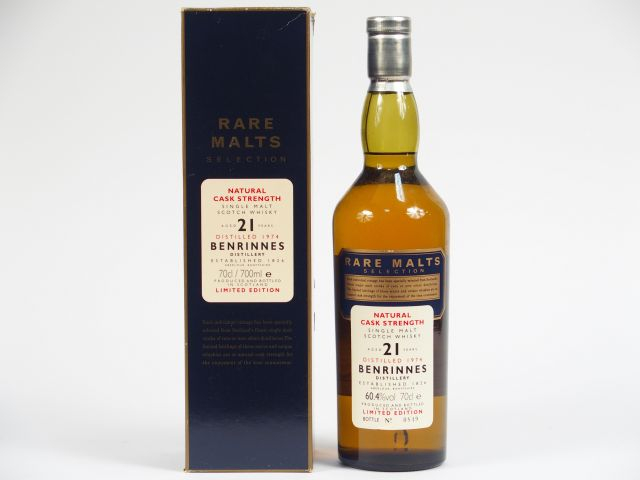 1 BOUTEILLE BENRINNES OB	 Rare Malts Selection	 70	cl 60,4	% - Millési