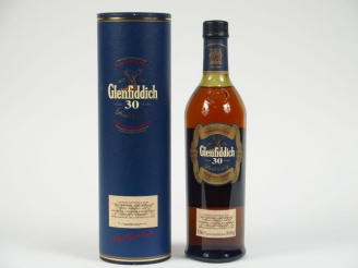 Vente aux enchères 1 BOUTEILLE GLENFIDDICH OB 		70	cl 40	% 		- 30	ans