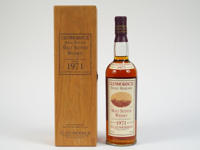 1 BOUTEILLE GLENMORANGIE OB 		70cl 	43% - Millésime : 	1971