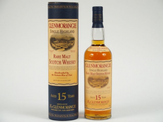 Vente aux enchères 1 BOUTEILLE GLENMORANGIE OB		 70	cl 43% 			- 15ans