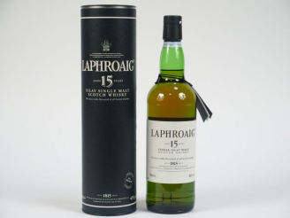 Vente aux enchères 1 BOUTEILLE LAPHROAIG OB		 70	cl 43	% 		- 15 ans - 		Single Islay Malt
