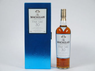 Vente aux enchères 1 BOUTEILLE MACALLAN OB 70cl 43% - Mise : 2007 - 30 ans