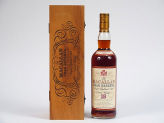 Vente aux enchères 1 BOUTEILLE MACALLAN OB 	Gran Reserva 	70	cl 40% - Millésime : 	1980	 
