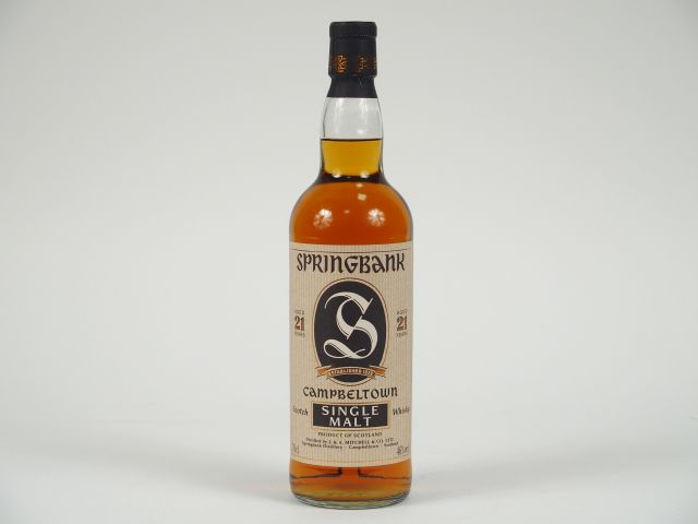 1 BOUTEILLE SPRINGBANK OB 		70cl 	46% 	- Mise : 	1998 	- 21 ans - 		24