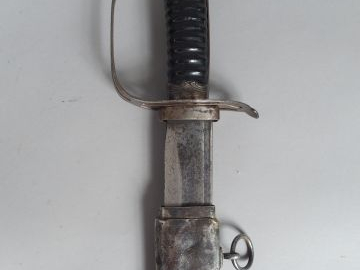 Sabre monté fer pour troupes à pied (révolutionnaire), calotte à longu