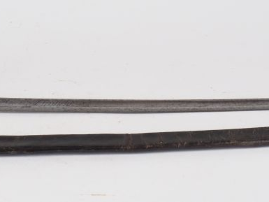 Intéressant sabre de grenadier postiche vers 1750/1760. Fusée en bronz