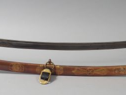 Beau sabre d’officier des chasseurs attribué au lieutenant Adet des ch