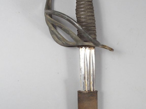 Sabre de dragon français modèle 1854 issu de l’industrie privée, montu