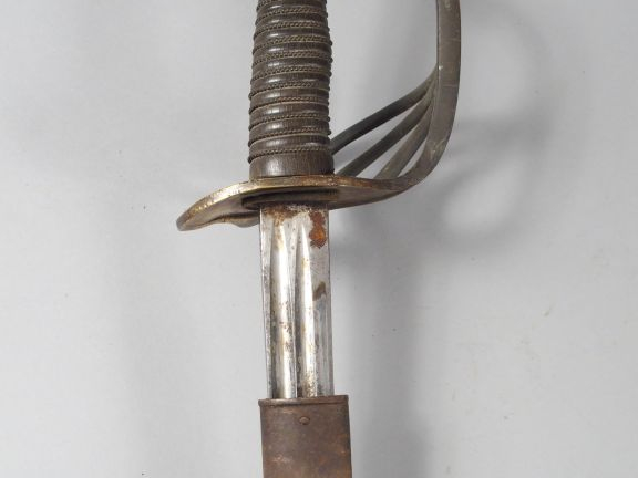 Sabre de dragon français modèle 1854 issu de l’industrie privée, montu