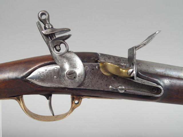 Mousqueton de cavalerie à silex modèle 1777 de fabrication révolutionn
