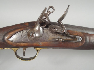 Vente aux enchères Réplique d’un tromblon monté avec une platine de fusil Anglais « Tower